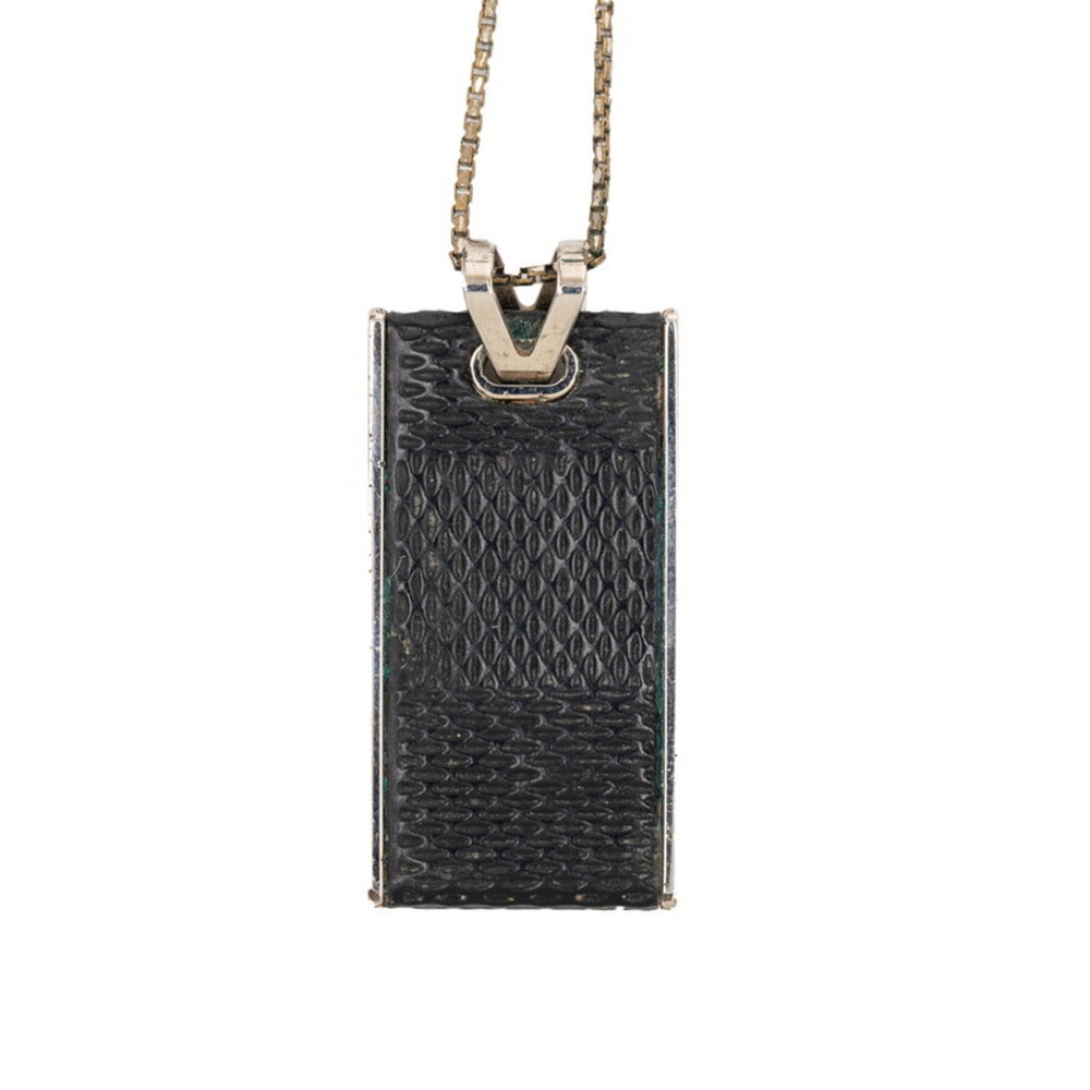 LOUIS VUITTON Black Damier Necklace - Picture 2 of 5